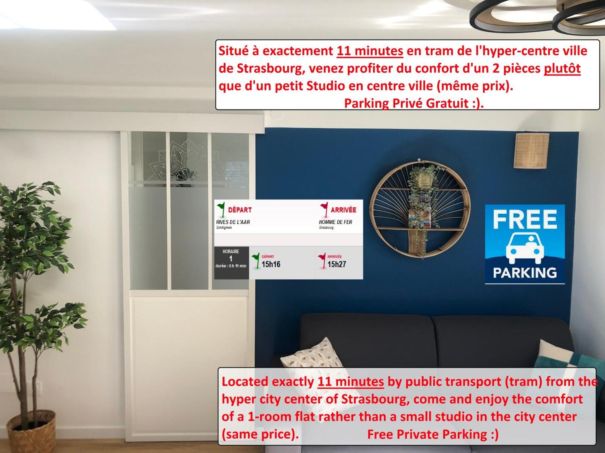 T2 - Tram Direct Strasbourg Centre Ville En 11 Min - Parking Gratuit Schiltigheim Εξωτερικό φωτογραφία